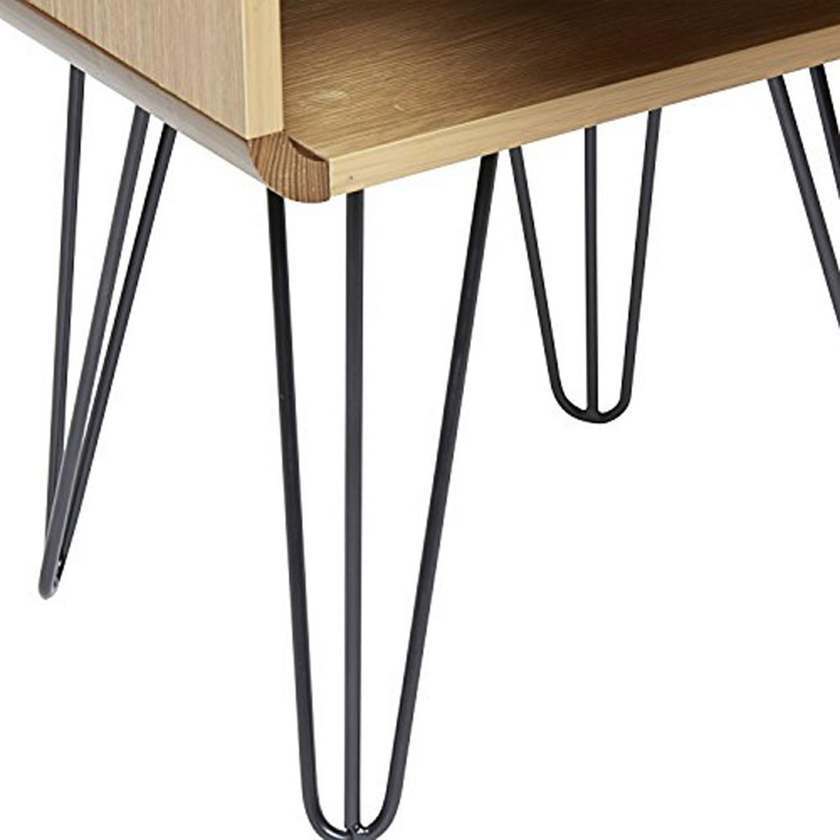 NACHTTISCH Buddha 1 Schublade - Multicolor, Holzwerkstoff/Metall (40/58/30cm) - VS Venta-stock