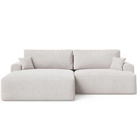 ECKSOFA Serene Grau Links - Grau, Holz/Textil (259/145cm) - Graingold