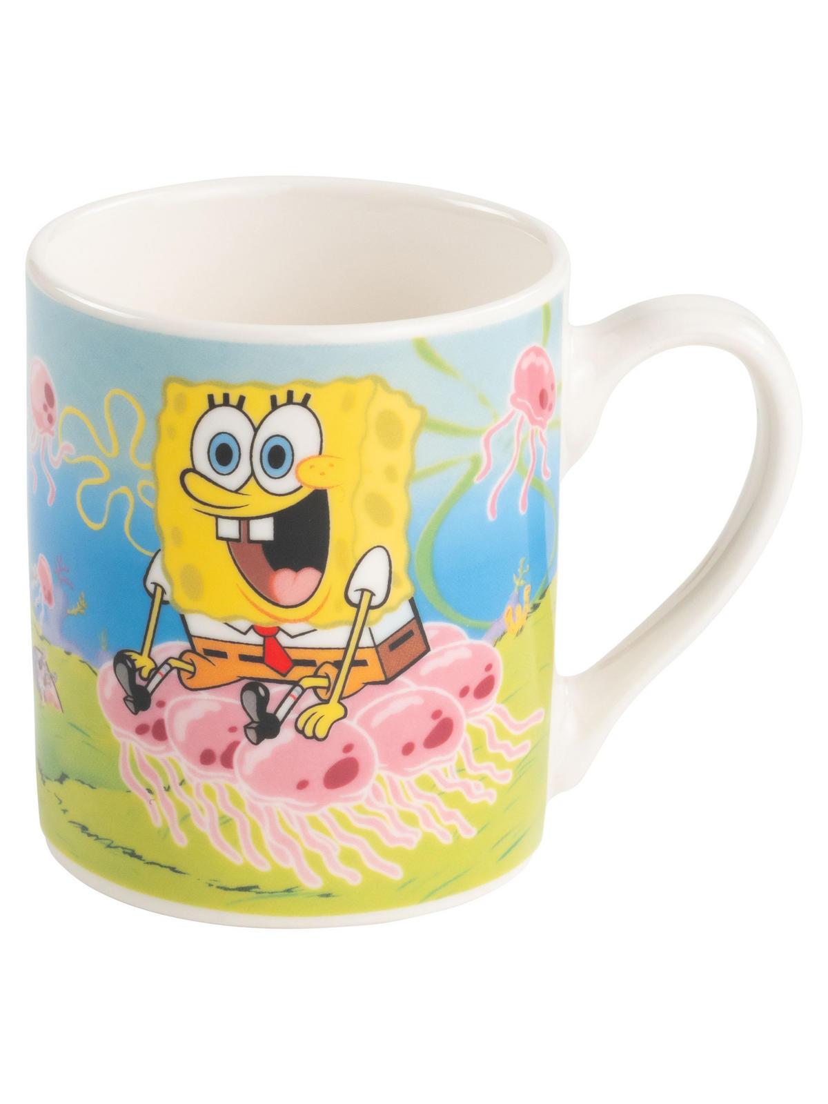 BECHER Spongebob Schwammkopf Jellyfish Mehrfarbig 230 ml - Multicolor, Keramik (0.23L)