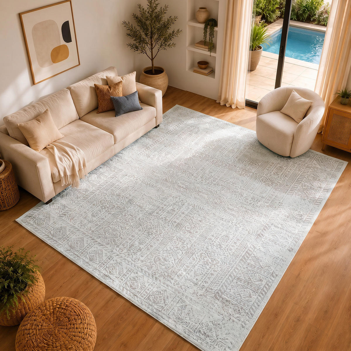 VINTAGE-TEPPICH Dania 200/275 cm Braun - Braun, Textil (200/275cm) - LIVABLISS