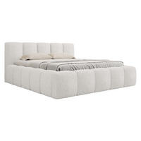 POLSTERBETT Kevson Boucle - Creme, Holzwerkstoff/Textil (160/200cm) - MIRJAN24