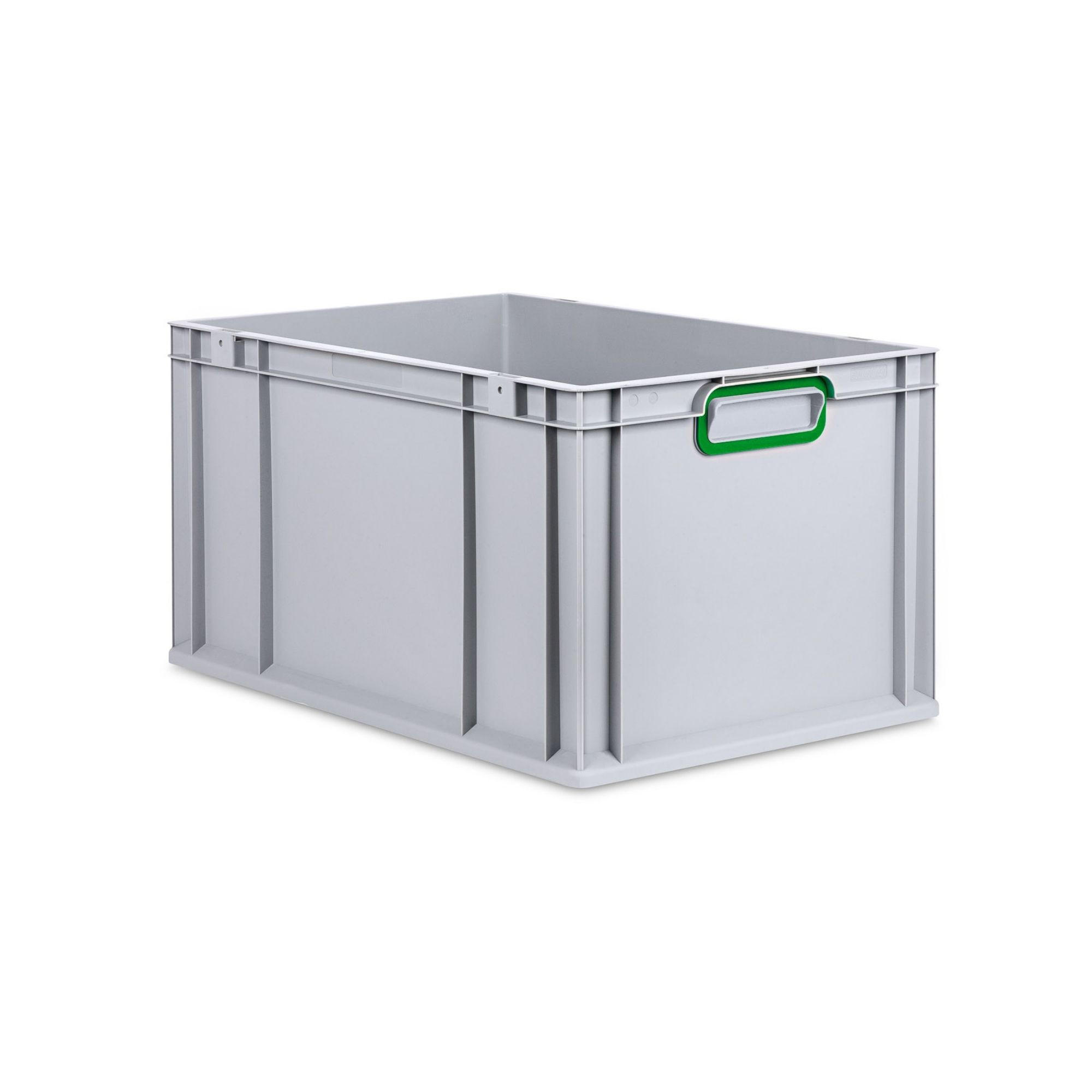 EUROBOX Nextgen Color 32x40x60cm 65 Liter Griffe Grün Geschlossen - Grün, Kunststoff (40/32/60cm) - PROREGAL