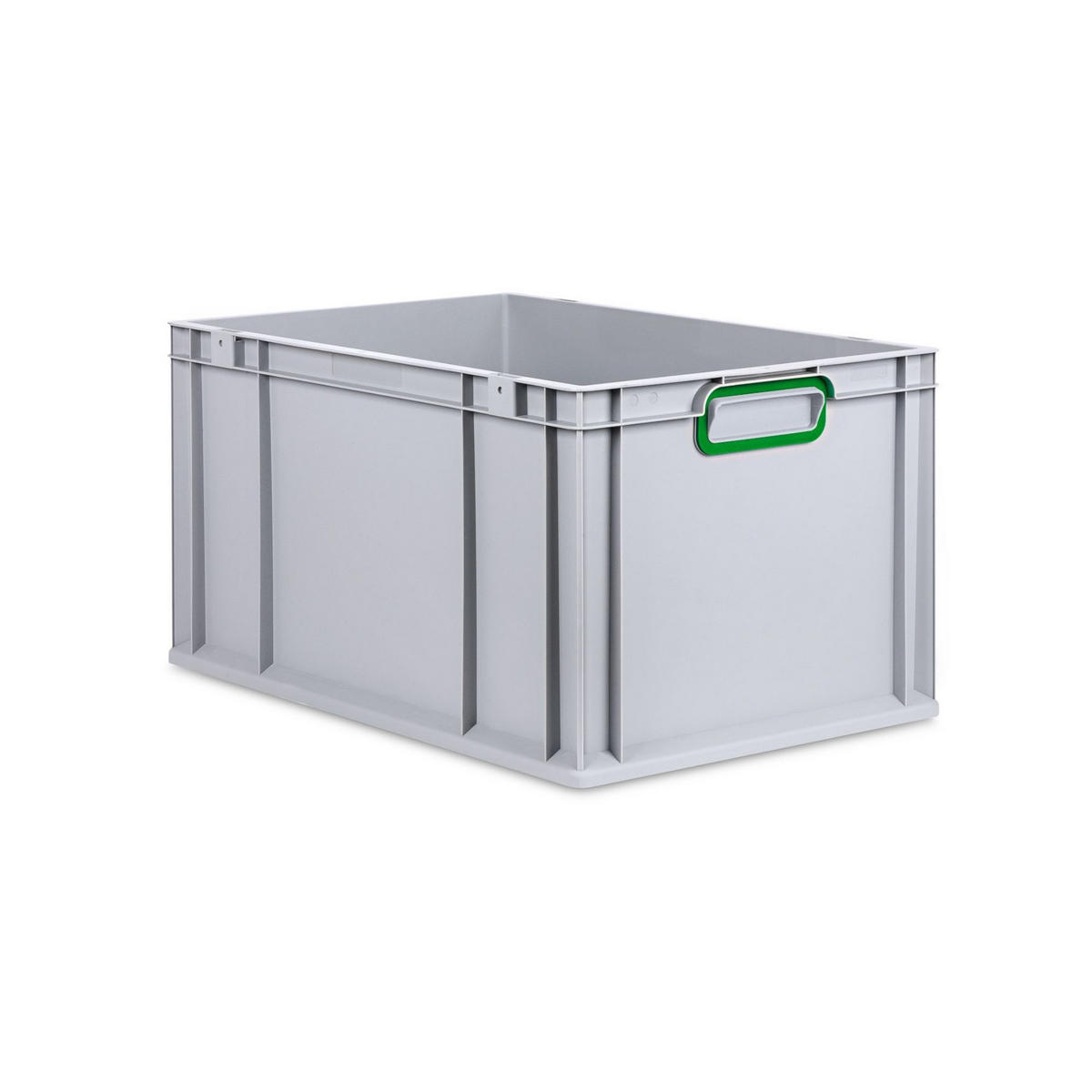 EUROBOX Nextgen Color 32x40x60cm 65 Liter Griffe Grün Geschlossen - Grün, Kunststoff (40/32/60cm) - PROREGAL