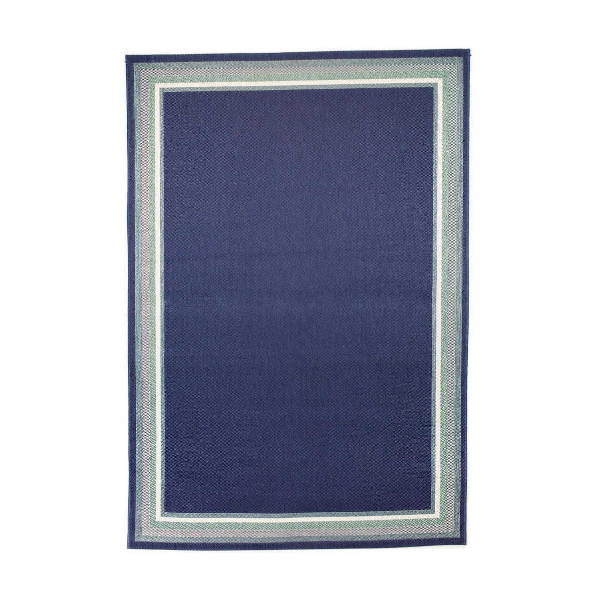 TEPPICH In- Outdoor, fleckenresistent blau - Blau, Textil (80/150cm) - AFK Living