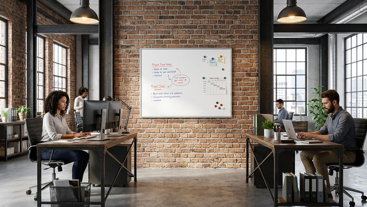 WHITEBOARD Magnetisch - PREMIUM EXPO Alurahmen 100x80cm - Weiß, Metall (100/80/1.6cm) - ALLboards