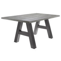 ESSZIMMERTISCH Elia 4 160 x 90 x 75 Esstisch Graphit/Beton - Hellgrau, Holz (160/90/75cm) - 58aufmkessel
