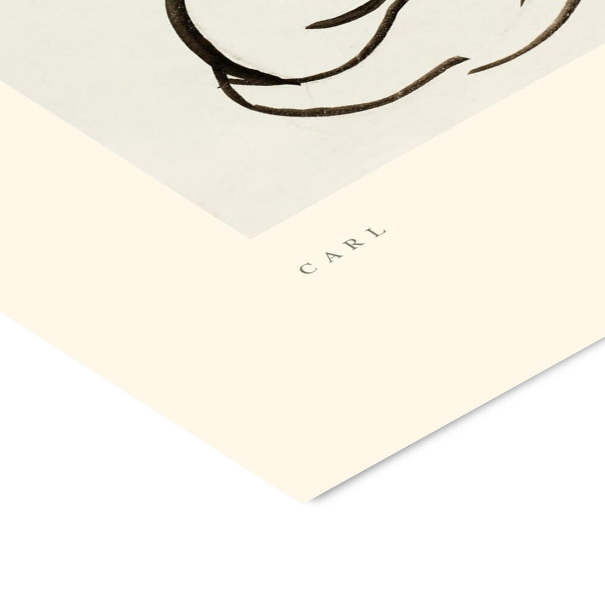 POSTER mit Rahmen Arch Atelier - Carl Newman 03 - Eichefarben/Naturfarben, Holz/Papier (70/100cm) - Poster&Frame