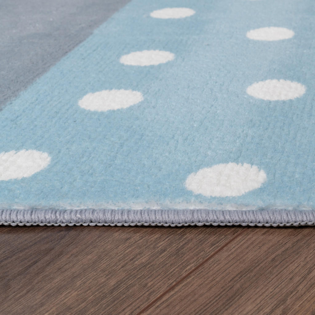 Thumbnail - Paco Home Kinderteppich, Blau, Textil, Rechteckig, 240x340 cm, strapazierfähig, für Fußbodenheizung geeignet, Teppiche &...