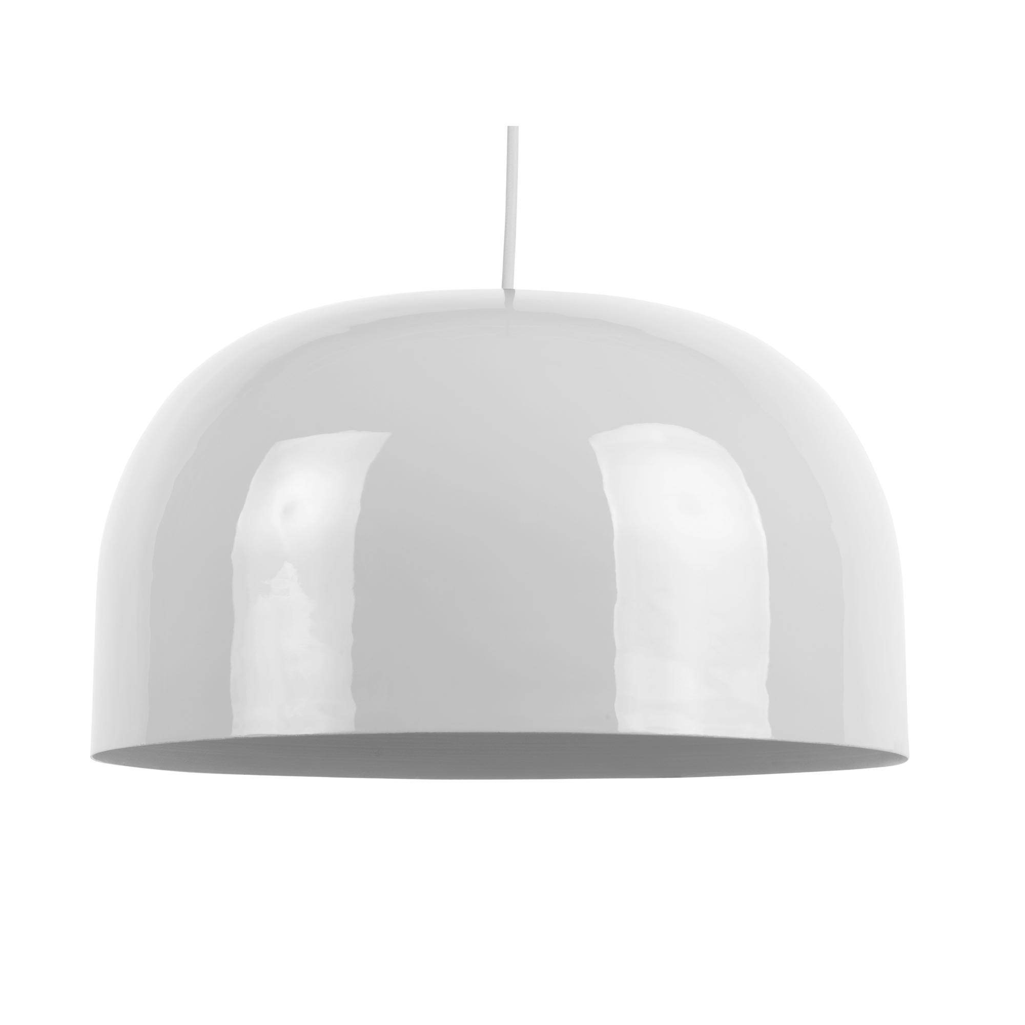 HÄNGELEUCHTE Dome Weiß 40/40/23 cm - Weiß, Metall (40/40/23cm) - Leitmotiv