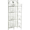 STANDREGAL Metall Antik-Grün - Grün, Metall (61.5/153/33cm) - CLP