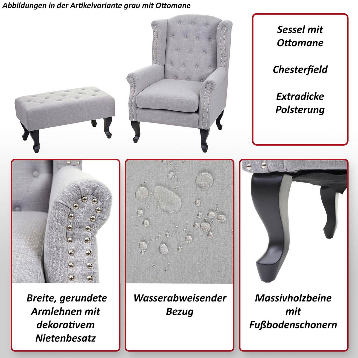 RELAXSESSEL Anthrazit - Anthrazit, Textil (75/102/80cm) - MCW