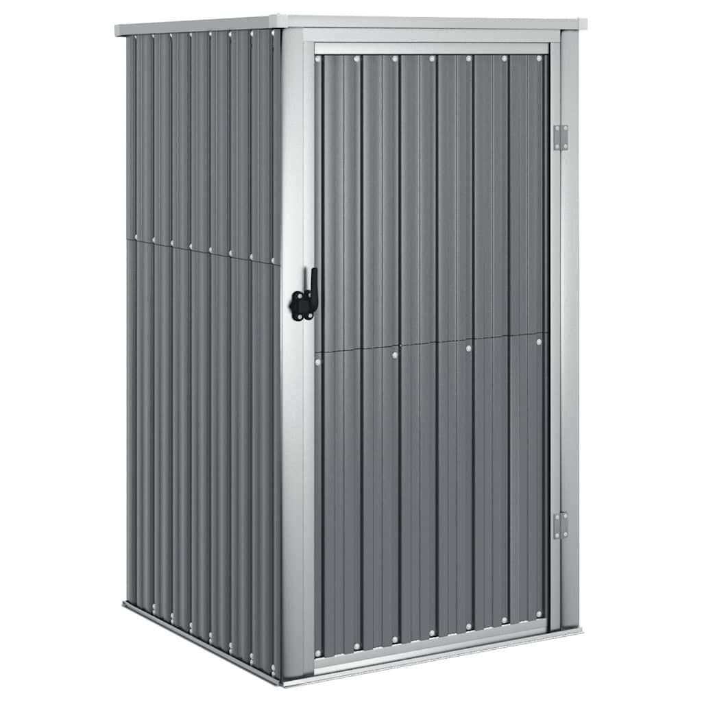 GERÄTEHAUS Grau 88/89/161 Cm Verzinkter Stahl - Grau, Metall (88/161/89cm) - vidaXL