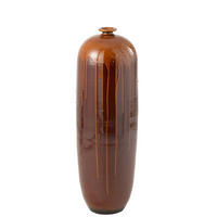 VASE LEE - Töpferei - Braun - S - 95 cm hoch - Braun, Keramik (95cm) - J-Line