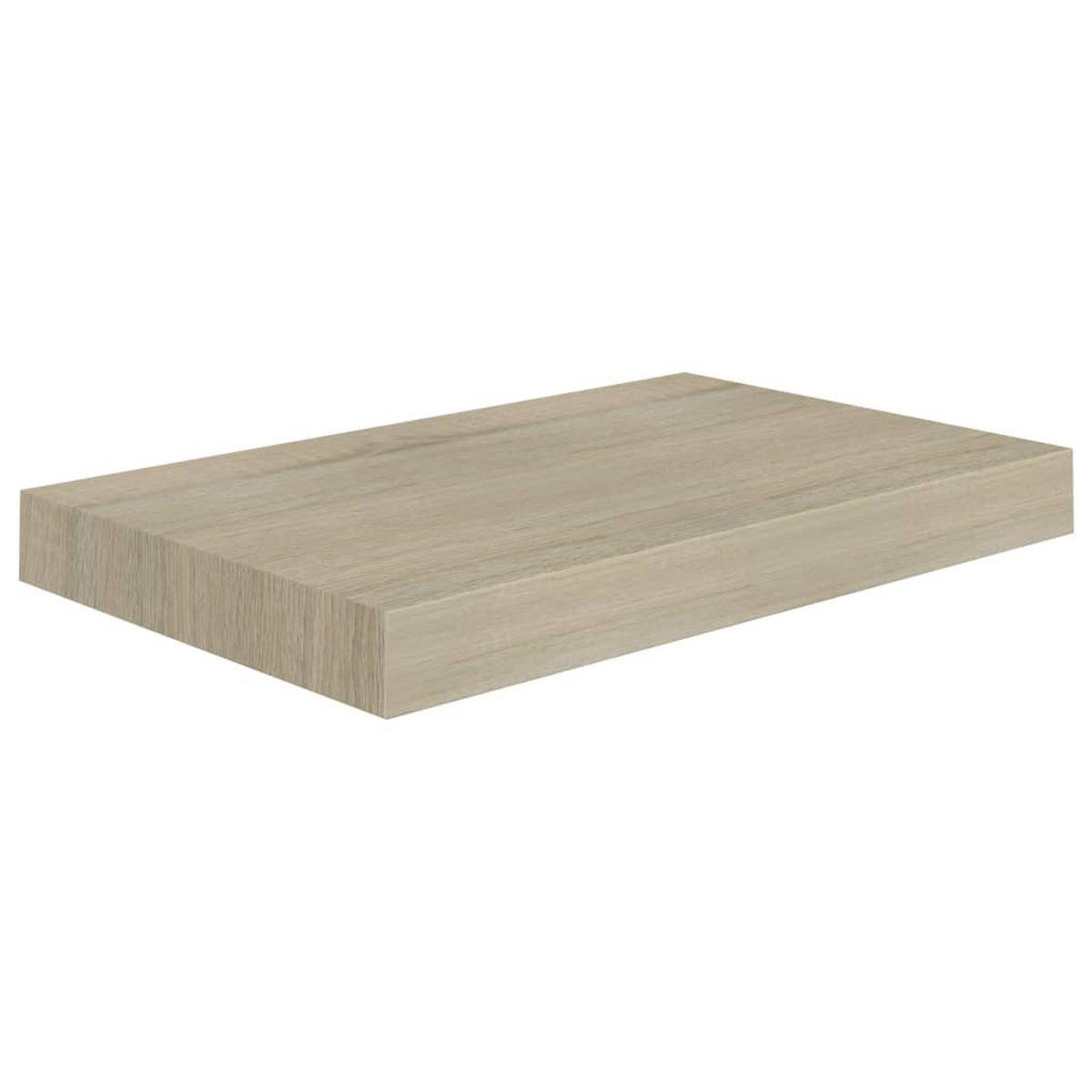 WANDBORDSET 2-tlg. 40/23/3,8 cm aus Mdf Eichefarben - Eichefarben, Holzwerkstoff (40/3.8/23cm) - vidaXL