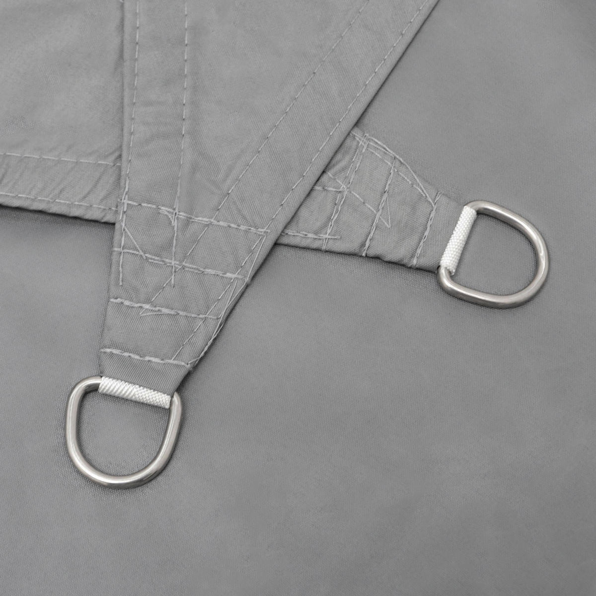 SONNENSEGEL Wasserdicht 300 cm Grau - Grau, Kunststoff (300/300cm) - Amanka