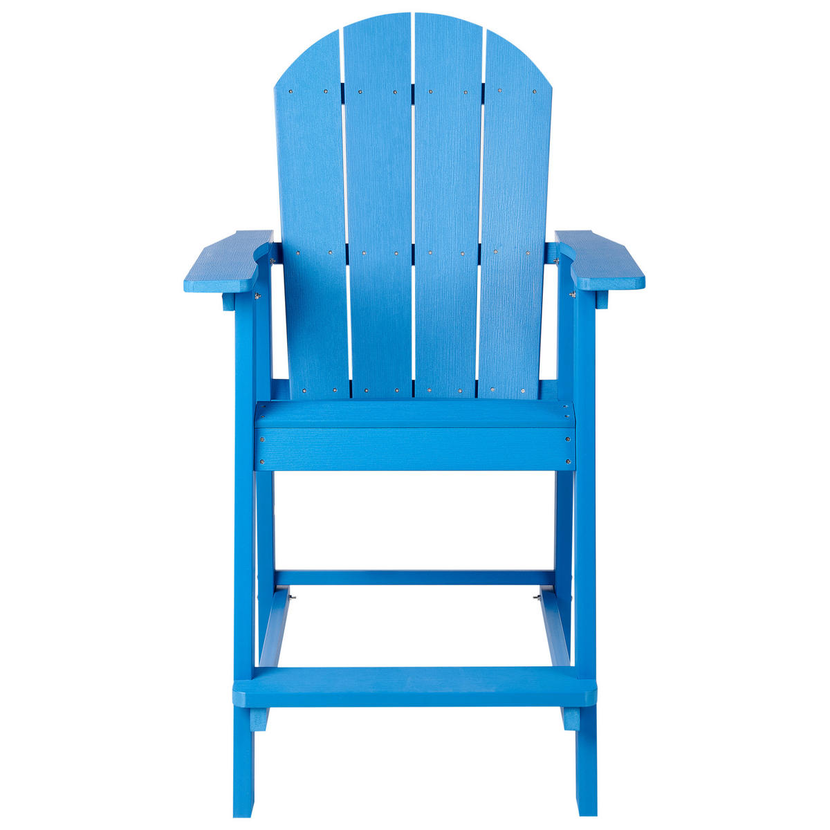 GARTEN-BARSTUHL Blau Adirondack - Blau, Kunststoff (58/124/71cm) - Beliani