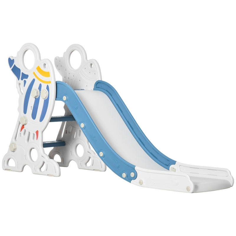 KINDERRUTSCHE für 1,5–3 Jahre Blau 157 x 46,5 x 80 cm - Blau, Kunststoff (46.5/80/157cm) - Korfee