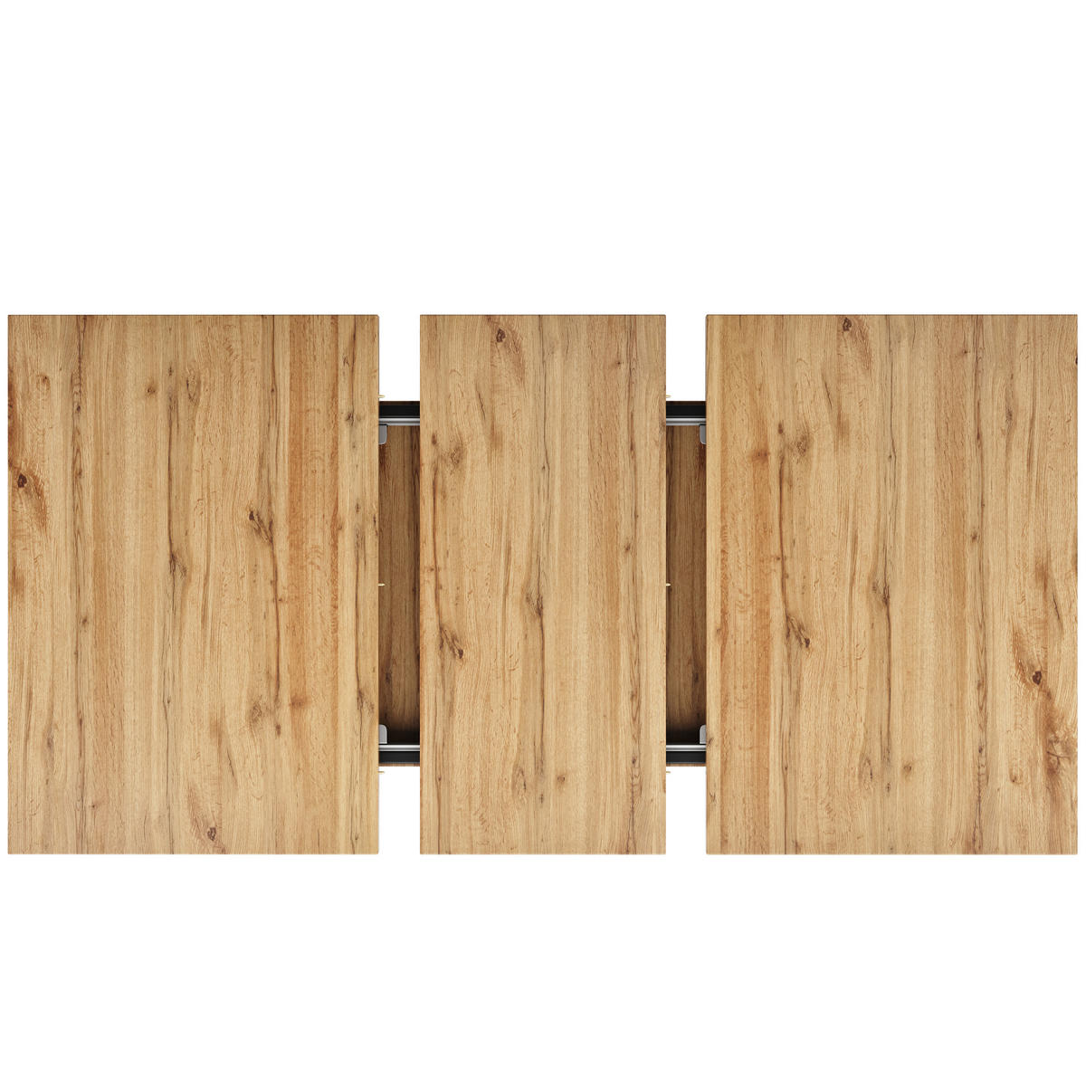 AUSZIEHTISCH 119/80/75 cm in Holzoptik – ausziehbar für 6–8 Personen - Hellbraun, Holzwerkstoff (158.5/80/75cm) - BEAOK