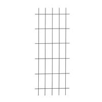 RANKGITTER - Schwarz, Metall (60/150/1cm) - Relaxdays