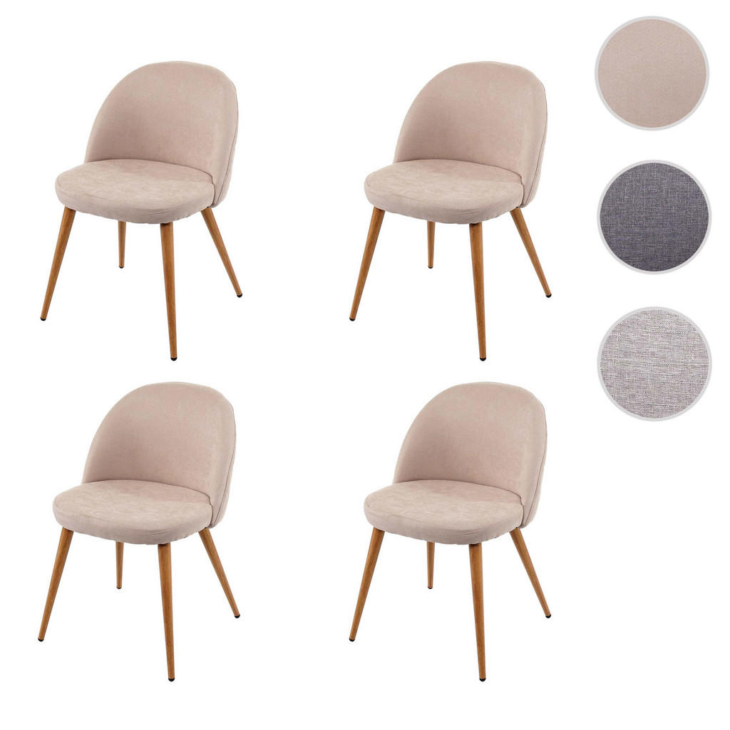 Thumbnail - MCW Esszimmerstuhl, Beige, Textil, 48x77x46 cm, Esszimmer, Stühle, Esszimmerstühle, Vierfußstühle