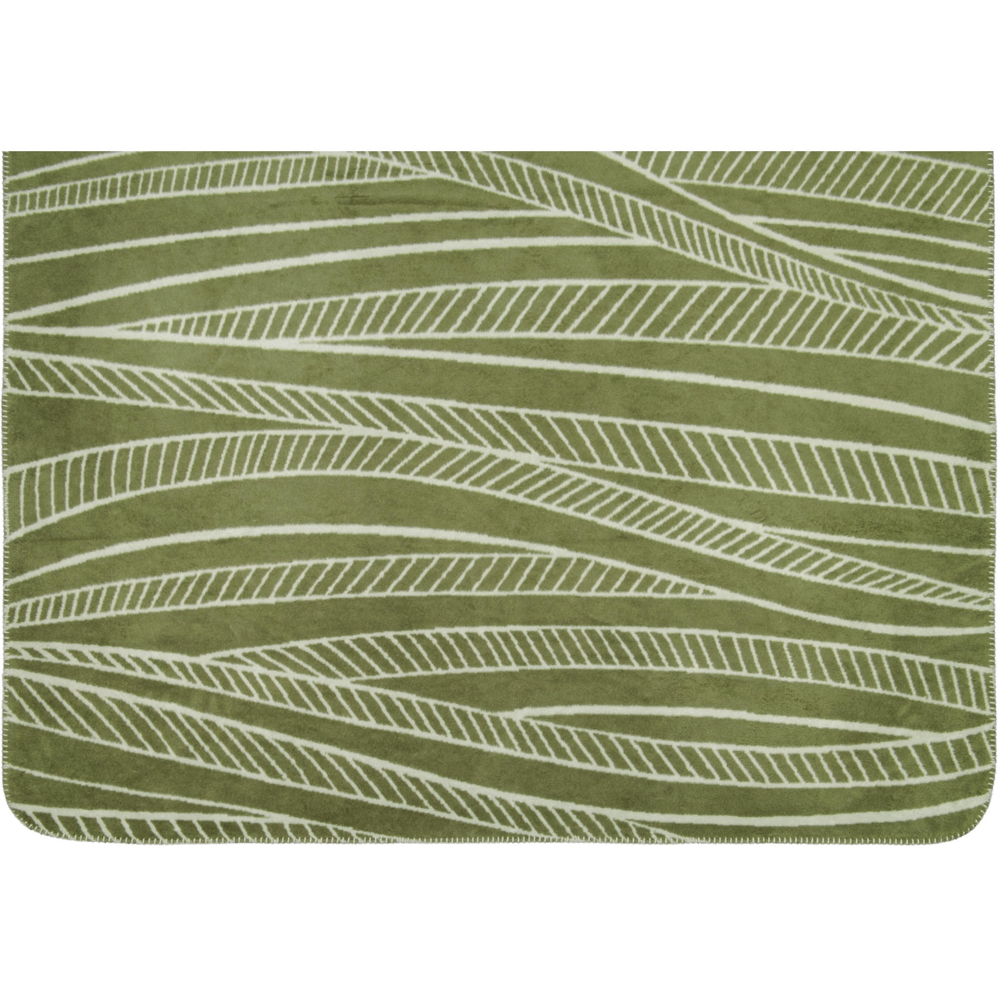 WOHNDECKEN WILLOW OLIVE GREEN - Grün, Textil (150/200cm) - Zöllner