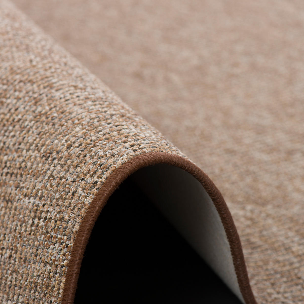 SCHLINGENTEPPICH PRIMO - Braun, Textil (200/200cm) - Snapstyle