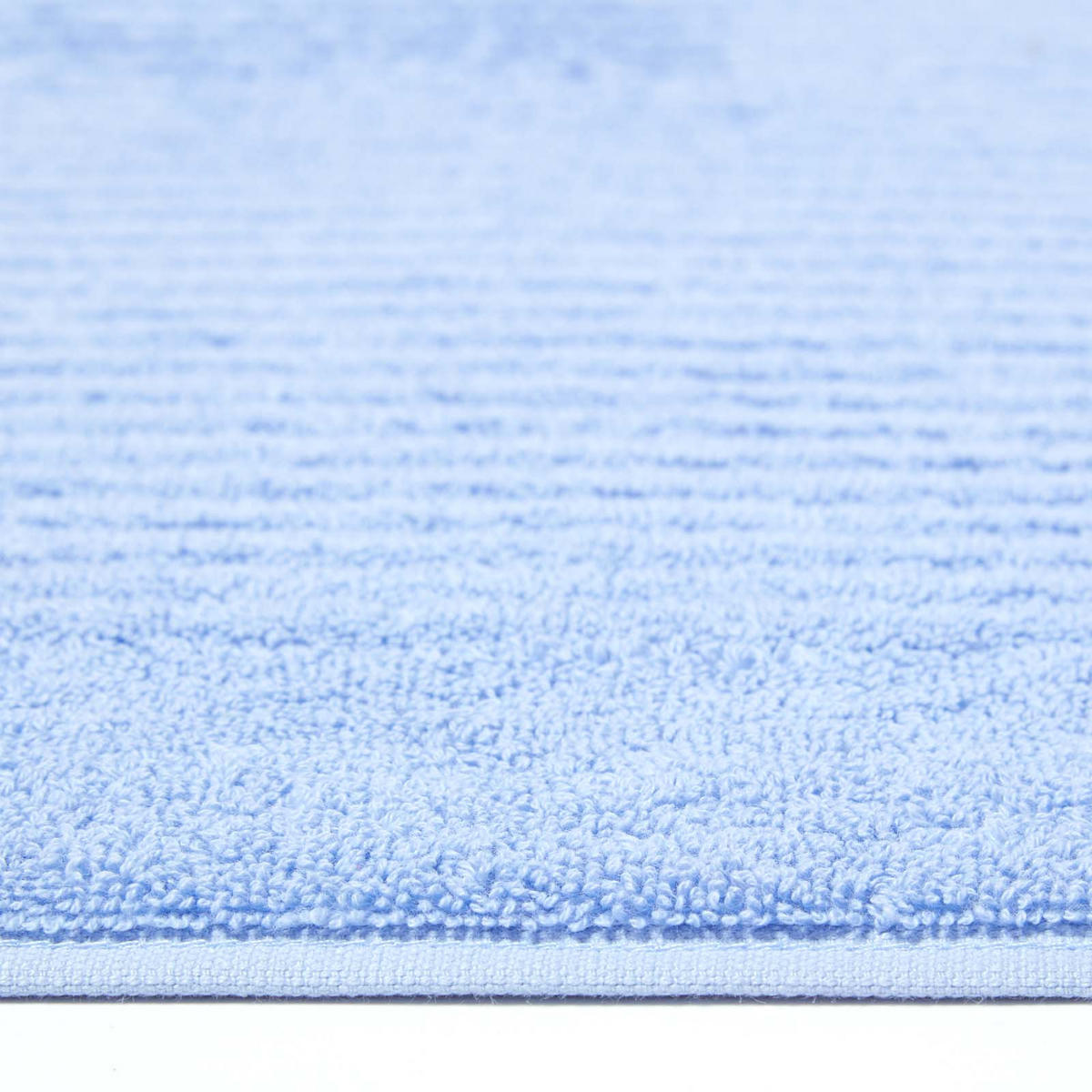 BADEMATTE Imperial 50/80 cm, Baumwolle - Hellblau, Textil (50/80cm) - Homescapes