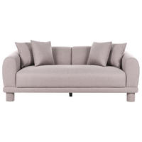 POHOVKA 3-místná Látka Taupe Pori - šedohnědá, textil (202/74/93cm) - Beliani