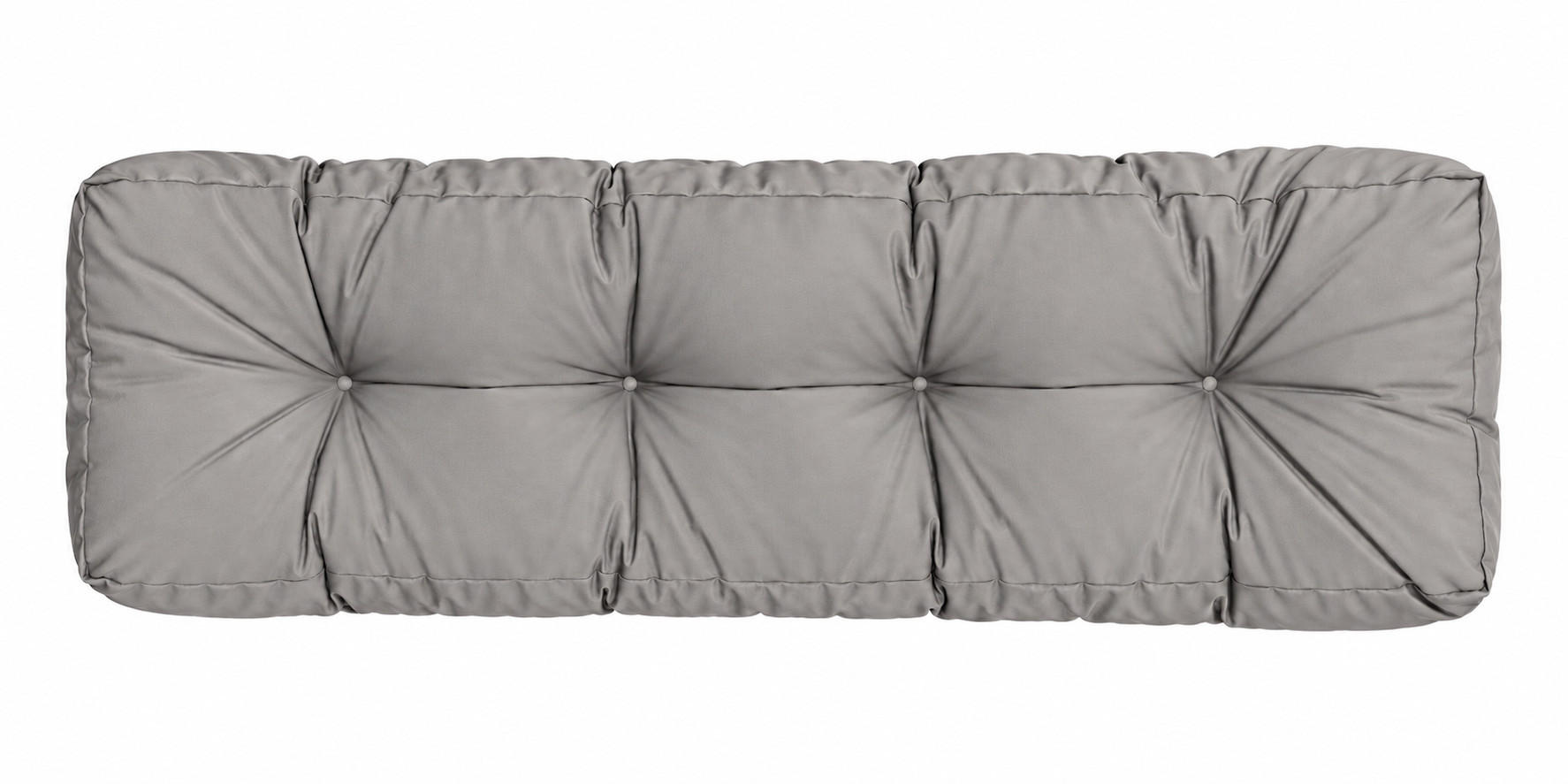 TiborTex Bankauflage Grau 40x17x120 cm