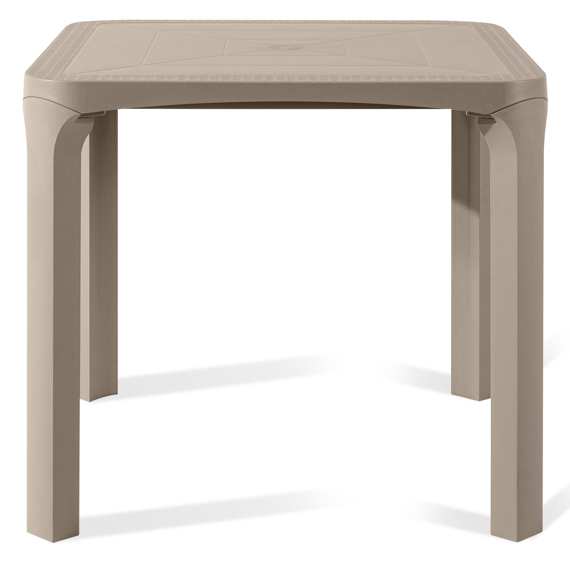 GARTENTISCH LEOPSI, Beige - Beige, Kunststoff (80/80/72cm) - KONSIMO®