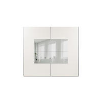 SCHWEBETÜRENSCHRANK DIANA 250/215/65 cm 2-türig mit Spiegel Kaschmir - Kaschmir, Holzwerkstoff (250/215/65cm) - MASSENO