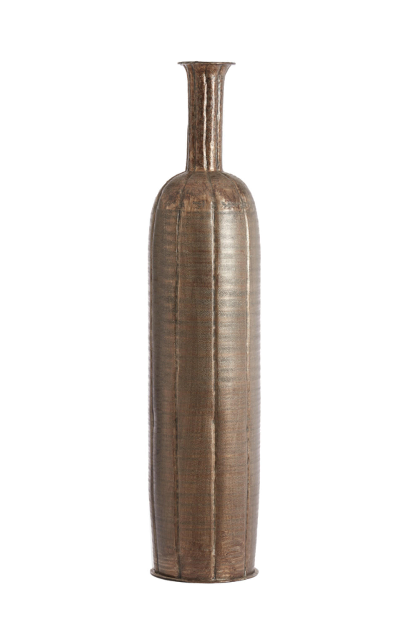 VASE Parto Braun Ø23,5/107 cm - Braun, Metall (107cm) - Light & Living