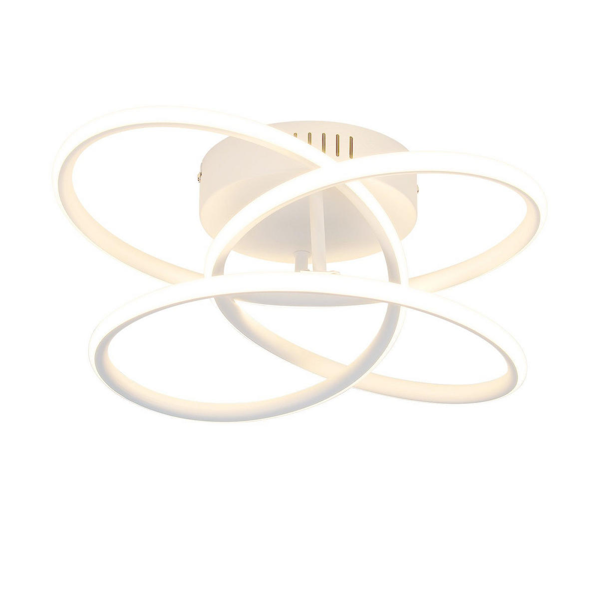 LED-DECKENLEUCHTE Lowery 33/36/14cm - Weiß, Metall (36/33/14cm) - Nettlife