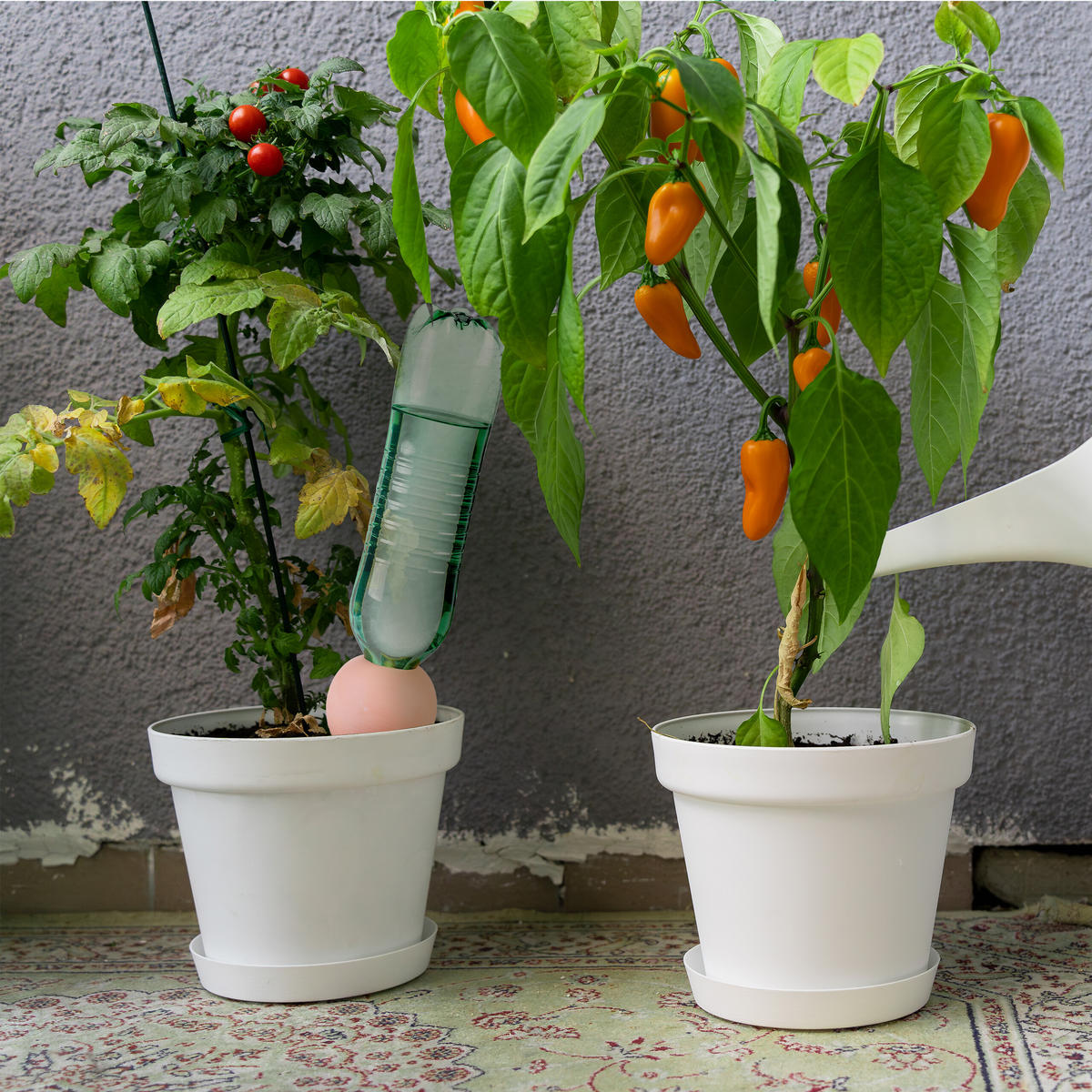 4xTONKEGEL - Hellbraun, Keramik (9/18/9cm) - Relaxdays