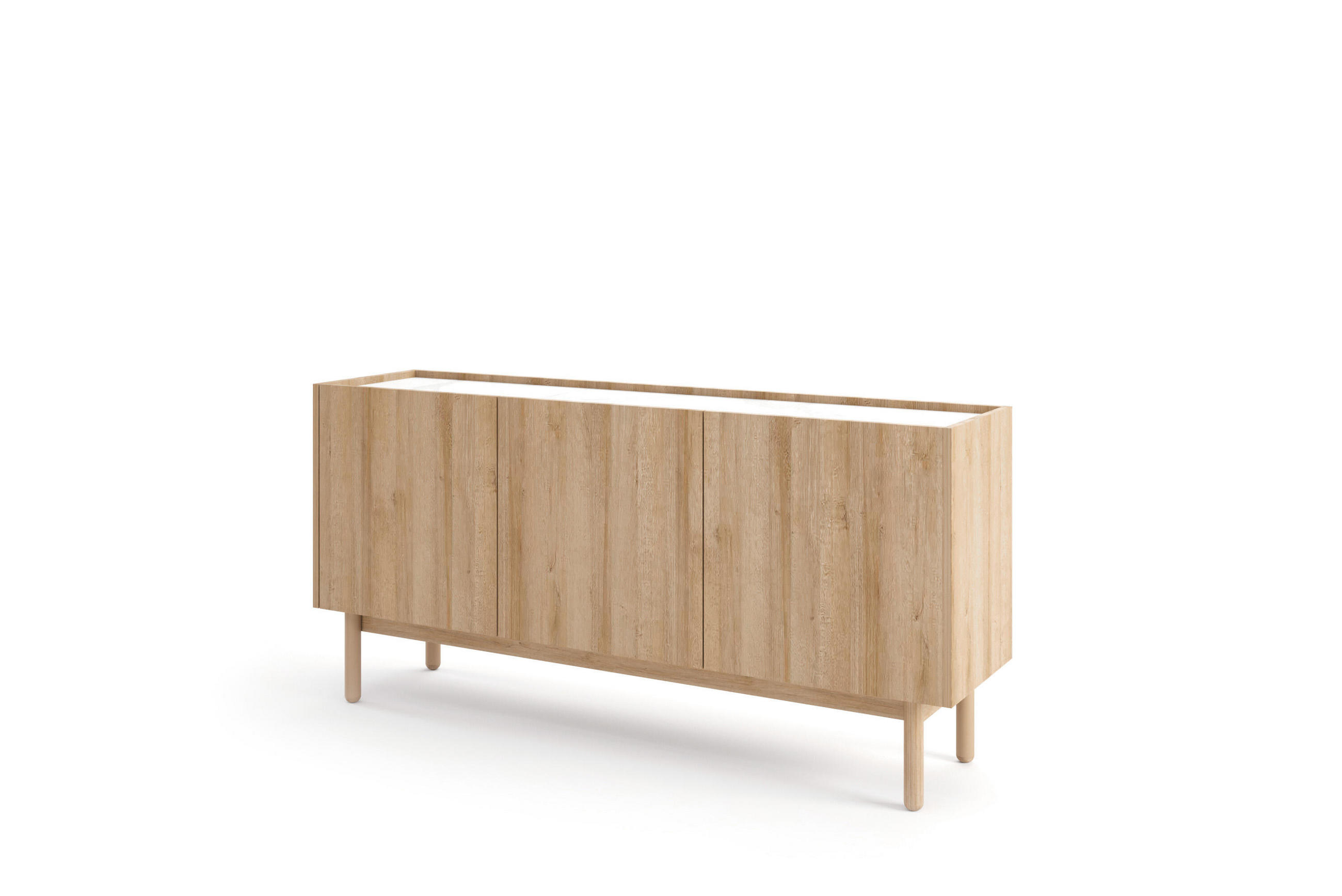 SIDEBOARD BEIGE - Beige, Holzwerkstoff (144/68/37cm) - FURNLUX
