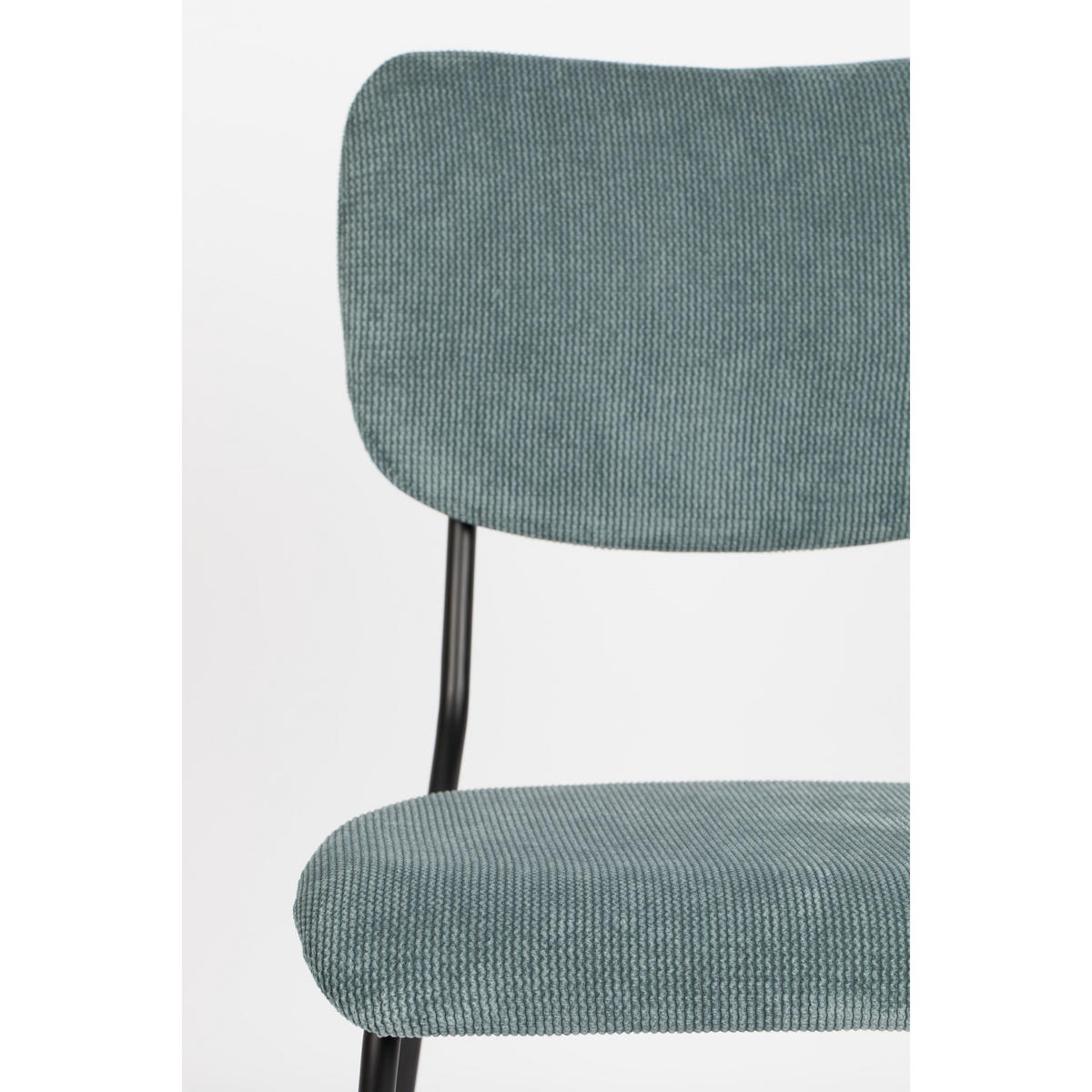 ESSZIMMERSTUHL Benson Grau/ Blau - 2 er Set - Grau, Textil (47/81/56cm) - Zuiver