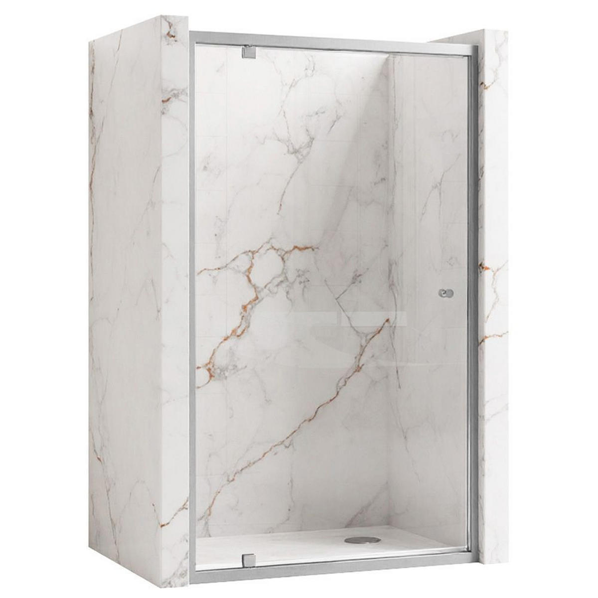 DUSCHTÜR Rea Primo Swing 90 Chrome - Chromfarben, Metall (0.6/190cm) - REA