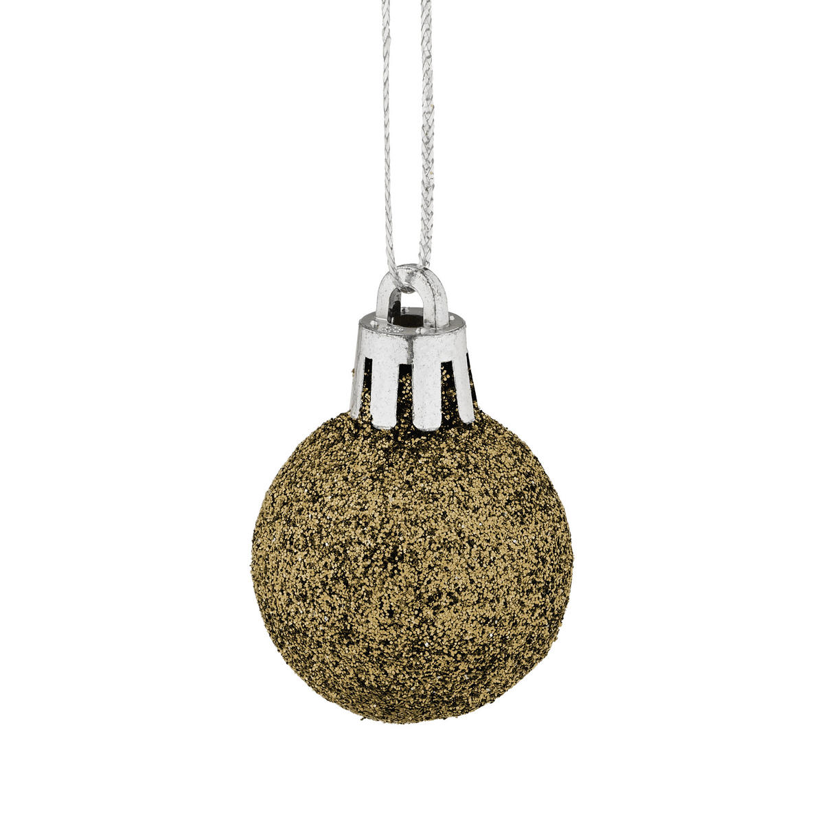 96-TLG.WEIHNACHTSKUGELN-SET - Goldfarben, Kunststoff (3/4/3cm) - Relaxdays