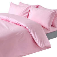 BETTWÄSCHE Perkal Fadendichte 200 - Rosa, Textil (260/220cm) - Homescapes