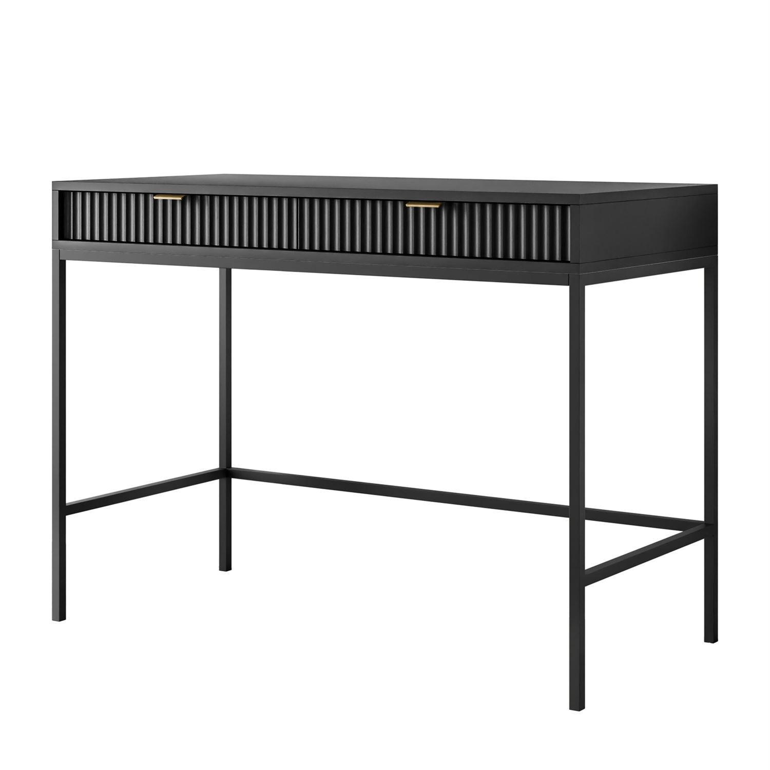 KONSOLENTISCH CORTADO T104 SCHWARZ - Schwarz, Holzwerkstoff (50/104/78cm) - Lookway