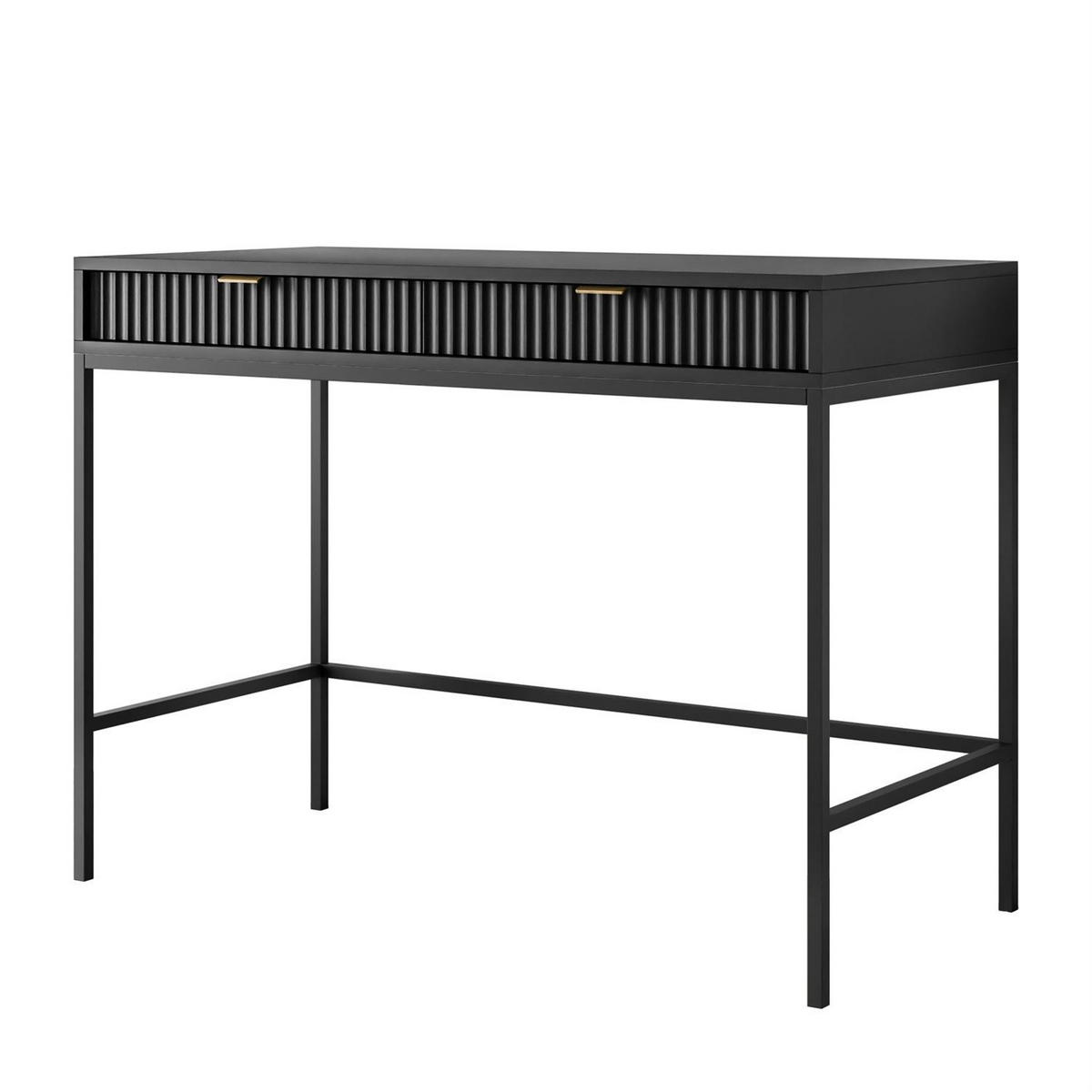 KONSOLENTISCH CORTADO T104 SCHWARZ - Schwarz, Holzwerkstoff (50/104/78cm) - Lookway