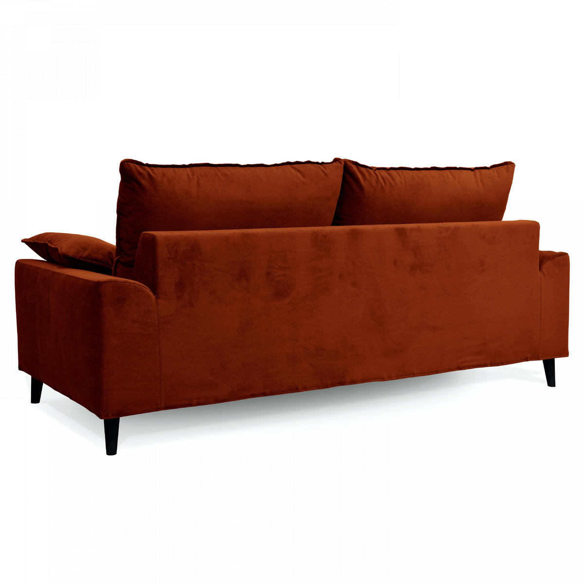 3-SITZER-SCHLAFSOFA, Stoff, Rot - Rot, Textil (97/88/205cm) - Oviala