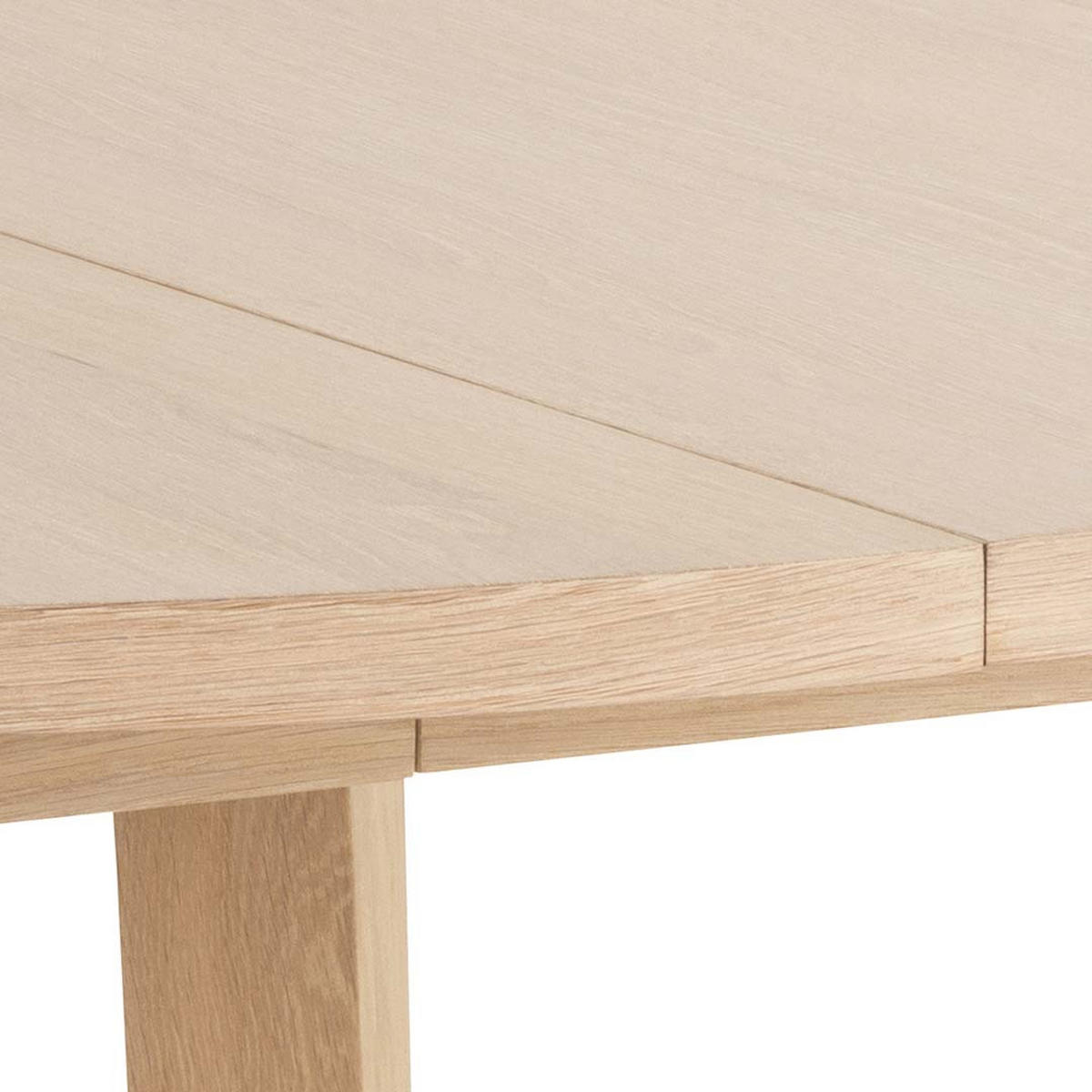 ESSTISCH Ø120cm Eichenfurnier - Alteiche, Holzwerkstoff (220/120/75cm) - ebuy24