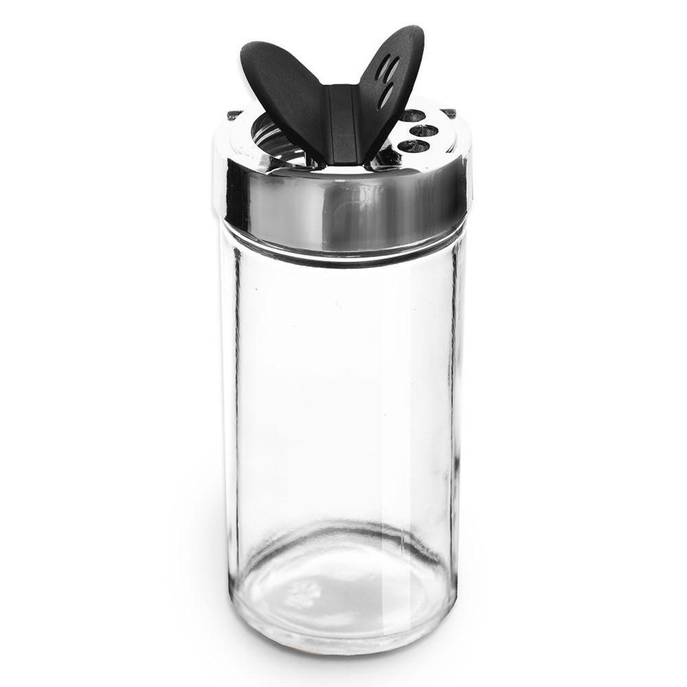 GEWÜRZDOSE Sieb 100 ml Silberfarben - Silberfarben, Glas (4/10/4cm) - Orion 