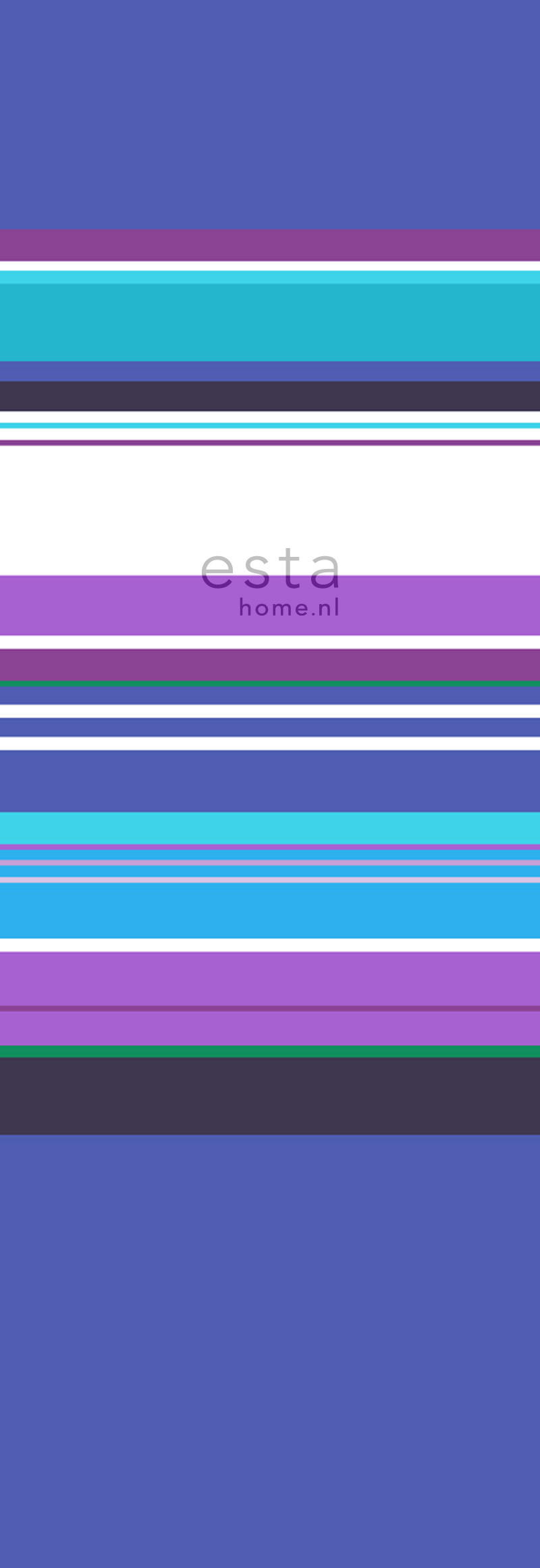 FOTOTAPETE Streifen 100 x 279 cm - Lila, Papier (100/279cm) - ESTAhome
