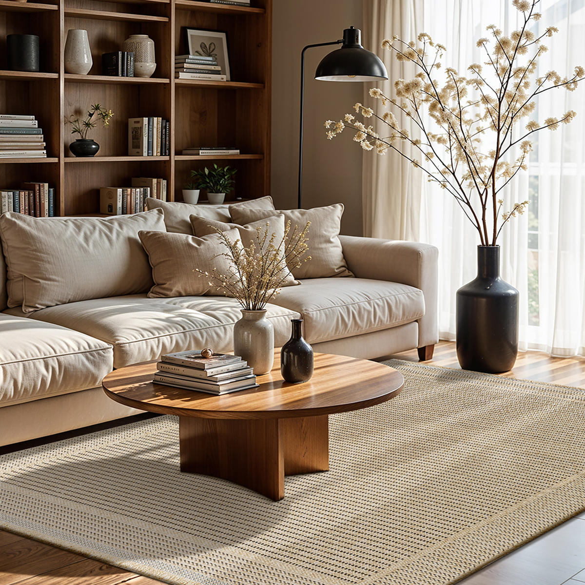 OUTDOORTEPPICH Mindy Jute-Optik 120/170 cm Beige - Beige, Textil (120/170cm) - LIVABLISS