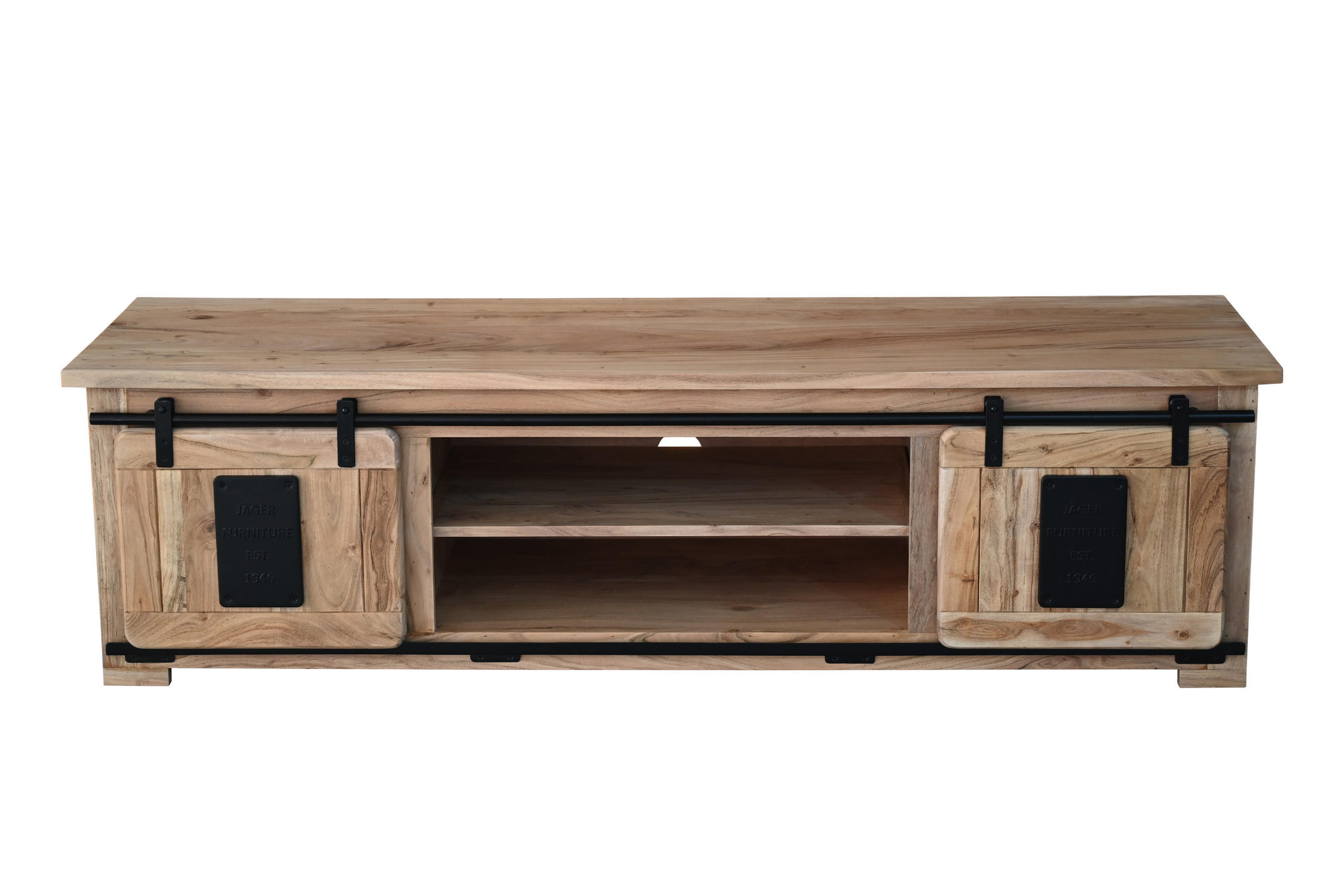 LOWBOARD LIBRO - Beige/Naturfarben, Holz (180/55/50cm) - SAM