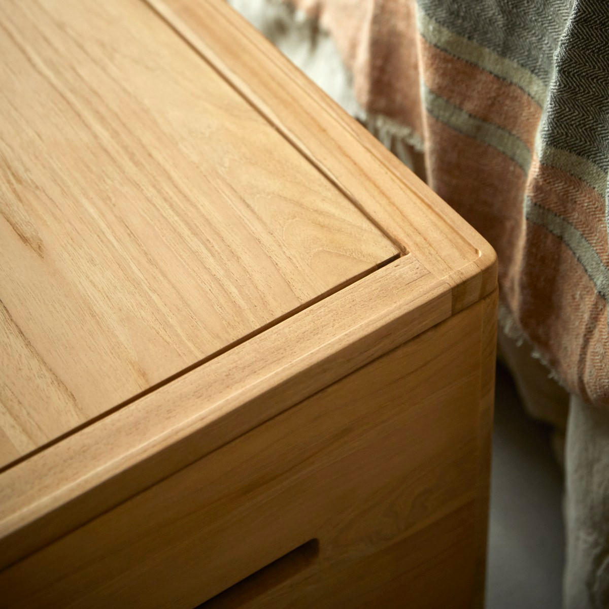 TRUHE Nino Natur aus Teak - Naturfarben, Holz (80/40/40cm) - Tikamoon