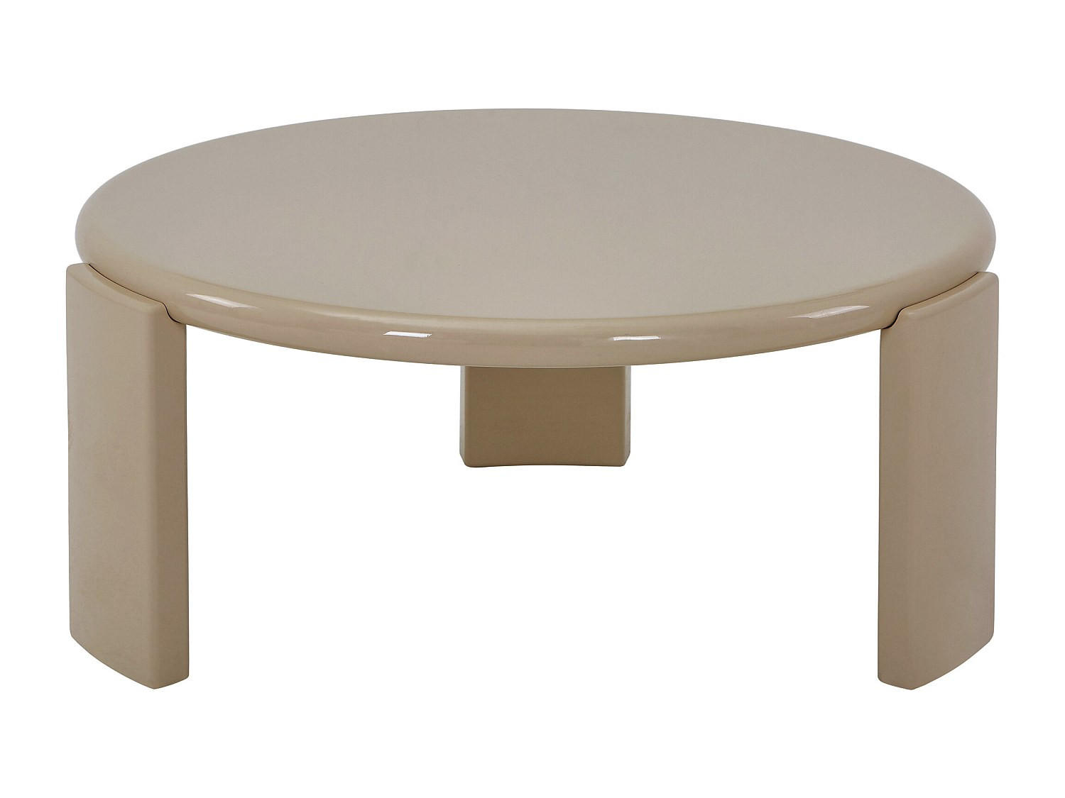 COUCHTISCH - 80 cm x 80 cm - holz - beige Zyrenia - Beige, Holz (80/80/35cm) - Vente-Unique