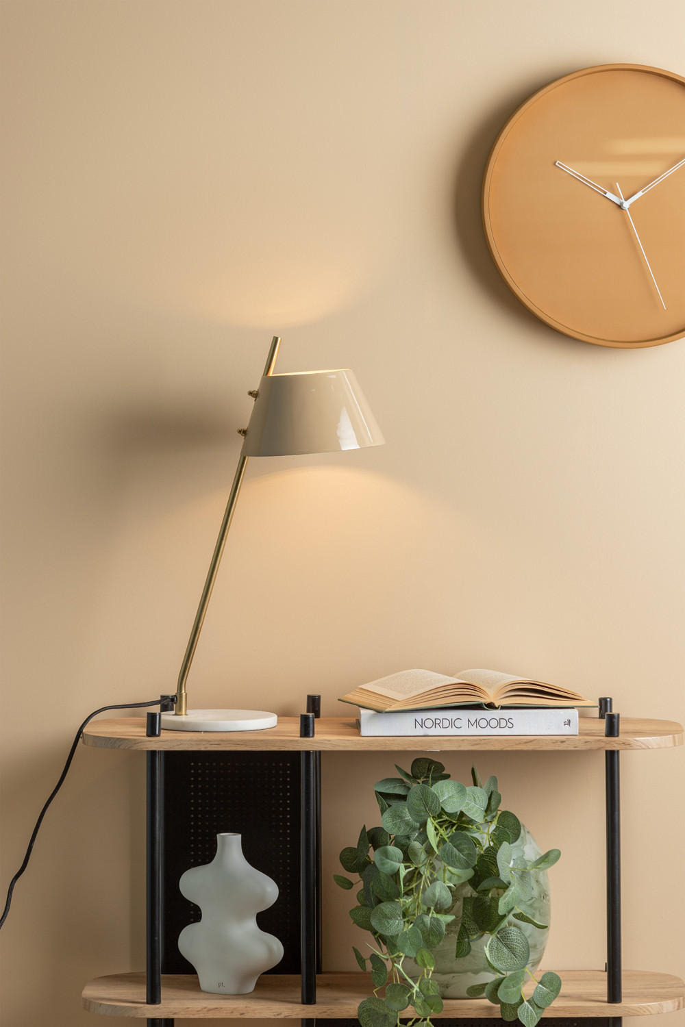 TISCHLAMPE Savvy 19/33/53 cm - Braun, Metall (19/33/53cm) - Leitmotiv